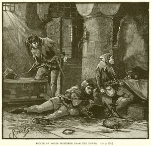 Évasion de Roger Mortimer de la Tour - English School