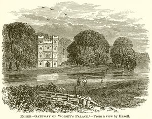 Esher--Porte du palais de Wolsey - English School