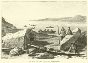 Esquimaux sur le rivage du Labrador - English School