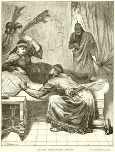 Esther dénonçant Haman - English School