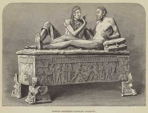 Sarcophage étrusque, collection Castellani