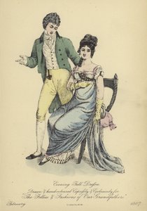 Tenue de soirée pour dames et messieurs - English School
