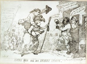 Chaque homme a son dada, publié en 1784 - English School