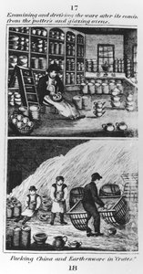 Examen et habillage de la vaisselle, 1827 - English School