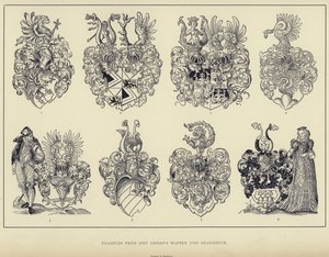 Exemples du Wappen und Stammbuch de Jost Amman - English School