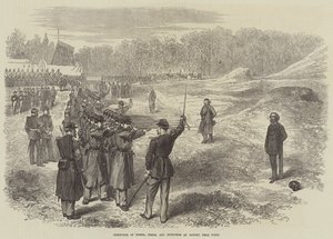 Exécution de Rossel, Ferre et Bourgeois à Satory, près de Paris
