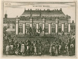 Exécution du roi Charles Ier à Whitehall - English School