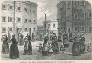 Exercice à la prison de Tothill Fields - English School