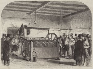 Expériences faites avec la machine à pain de Stevens à l