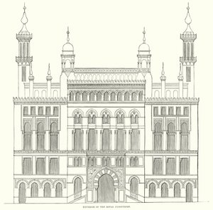 Extérieur du Royal Panopticon (gravure)