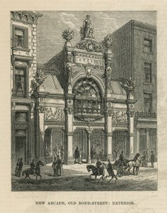 Extérieur de la nouvelle arcade sur Old Bond Street - English School