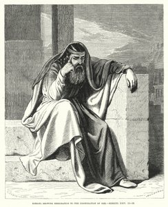 Ézéchiel montrant la résignation à la dispensation de Dieu, Ézéchiel XXIV