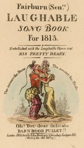 Livre de chansons amusantes de Fairburn senior pour 1813 - English School