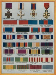 Ordres, décorations et médailles célèbres