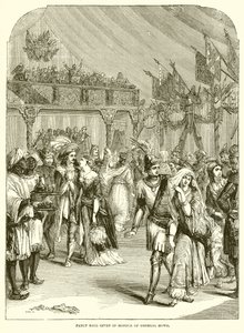 Bal costumé donné en l