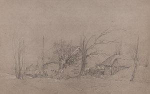 Bâtiments de ferme au bord d