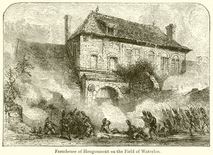 Ferme de Hougoumont sur le champ de Waterloo - English School
