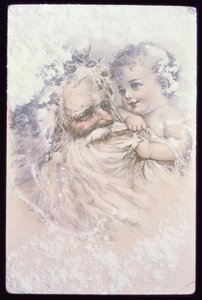 Père Noël et un enfant - English School