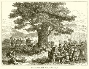 Fête sur la prairie de mai
