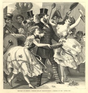 Uhlans féminins réquisitionnant un membre de la haute société - English School