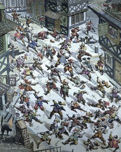 Combat dans la rue - English School