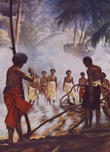 Marche sur le feu aux Fidji - English School