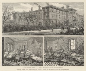Incendie à Forest Gate, Stratford, l