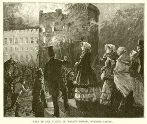 Incendie dans la Tour du Prince de Galles, Château de Windsor - English School