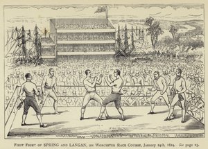 Premier combat de Spring et Langan, sur l