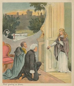Première salutation en tant que reine