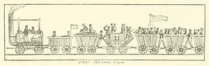 Premier train (gravure) - English School