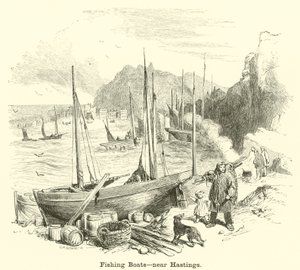 Bateaux de pêche, près de Hastings