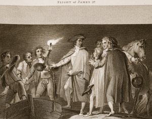 Fuite de Jacques II, illustration de L
