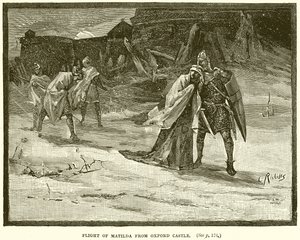 Fuite de Mathilde du château d