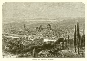 Florence depuis la terrasse de San Miniato - English School