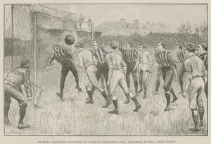 Match de la Football Association Challenge Cup au Kennington Oval - English School