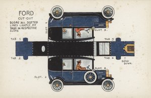Ford Cut Out (lithographie en couleur)