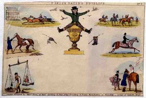 Enveloppe de course de Fores, publié par Messrs Fores, c.1840 - English School