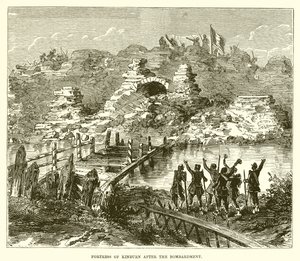 Forteresse de Kinburn après le bombardement - English School