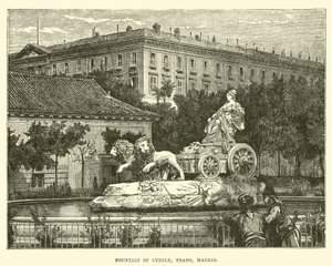 Fontaine de Cybèle, Prado, Madrid - English School