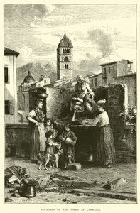 Fontaine de la Sirène à Carrara - English School