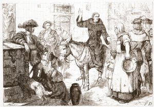 François Lambert prêchant, illustration de L