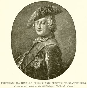 Frédéric II, roi de Prusse et électeur de Brandebourg - English School