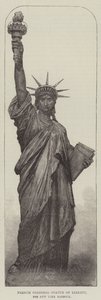 Statue colossale de la Liberté française, pour le port de New York