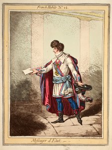 Habits français n° 12, Messager d