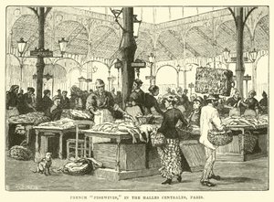 Poissonnières françaises, aux Halles Centrales, Paris - English School
