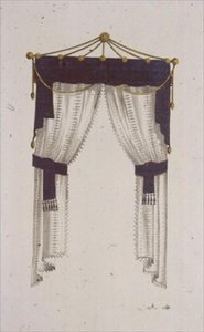 Rideau de fenêtre française, planche 30 de Ackermann