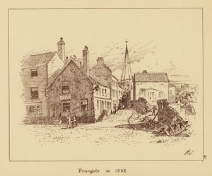 Friargate en 1882 - English School