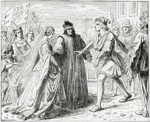 Réception de Frédéric par Éléonore, 1882 - English School