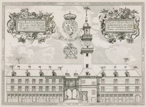 Élévation de face du Royal Exchange, Londres - English School